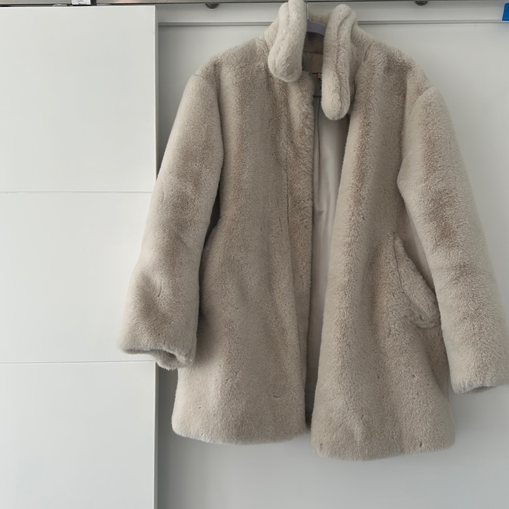H&M teddy coat